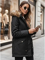 Dámská zimní bunda parka VIXEN černá FashionStreet TY3874 Dámská zimní bunda parka VIXEN černá FashionStreet TY3874