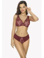 Dámská push-up podprsenka bralette Gaia BS 1032 Jenny Bordó Dámská push-up podprsenka bralette Gaia BS 1032 Jenny Bordó
