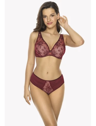 Dámská push-up podprsenka bralette Gaia BS 1032 Jenny Bordó Dámská push-up podprsenka bralette Gaia BS 1032 Jenny Bordó