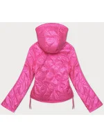 Neonově růžová dámská bunda se stahujícími šňůrkami na bocích S'West (B8235-83) Neonově růžová dámská bunda se stahujícími šňůrkami na bocích S'West (B8235-83)