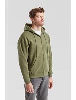 Fruit of the Loom Premium Hooded Sweat Jacket Mikina s kapucí 16.2034 heather grey