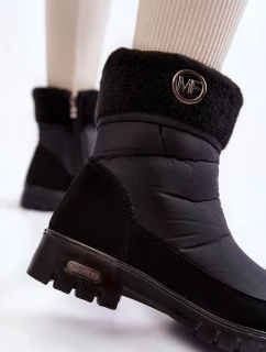 Dámské Módní zateplené sněhule Progress PROGJ-21-13 Černé