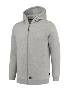 Hooded Sweat Jacket Washable 60°C mikina unisex grey melange