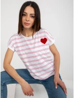 Halenka RV BZ 8619.94 bílá a červená Halenka RV BZ 8619.94 bílá a červená