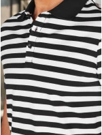 Pánská pruhovaná polokošile bílá FashionStreet PX0642 Pánská pruhovaná polokošile bílá FashionStreet PX0642