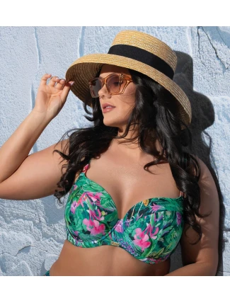 Plavková podprsenka s plnými košíčky Ava SK 205 Paradise