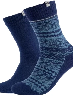 Skechers 2PPK Pánské ponožky Casual Fashion Jacquard SK41049-5501 Navy Blue 39-42