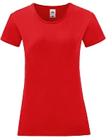 Fruit of the Loom Lady-Fit Iconic 150 T Dámské tričko 16.1432 red