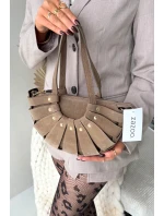 Kabelka z přírodního semiše béžová Marivane