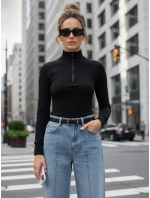 Dámská mikina se stojáčkem černá FashionStreet BY1564