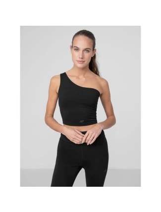 Dámský top na jedno rameno na jógu 4F H4Z22-TSD033
