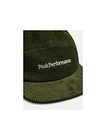Čepice PEAK PERFORMANCE Cord Cap, zelená barva Čepice PEAK PERFORMANCE Cord Cap, zelená barva