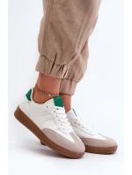 Nízké Dámské Sportovní Tenisky Bílé Uvetta