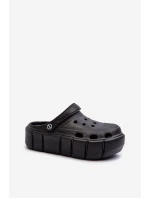 Dámské černé pěnové klínové sandály Itubia