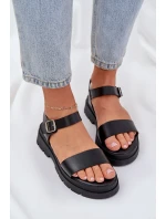 Dámské Sandály Na Platformě Černé Evaretha