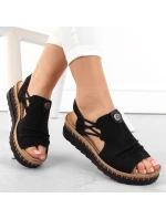 Pohodlné sandály Rieker W RKR677 black