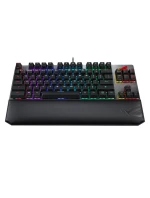 ASUS ROG Strix Scope NX TKL Deluxe Herní klávesnice USB Německá černá, šedá