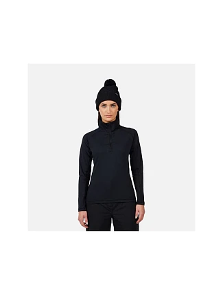 Dámská mikina ROSSIGNOL W MID LAYER STRETCH HZ, černá Dámská mikina ROSSIGNOL W MID LAYER STRETCH HZ, černá