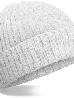 Beechfield B 341B Dětská pletená čepice z bio bavlny 53.341B cloud grey