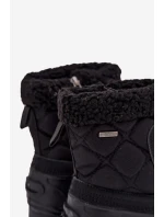 Zateplené dětské sněhule na zip Big Star OO374073 Černé