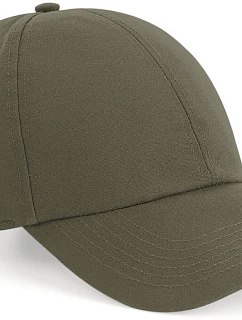 Beechfield B 54N 6 panelová kšiltovka z bio bavlny 53.0054 olive green