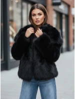 Dámský krátký černý kožich ZARAFIA FashionStreet TY5117z
