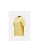 Tričko PEAK PERFORMANCE Original Small Logo Tee Women, žluté Tričko PEAK PERFORMANCE Original Small Logo Tee Women, žluté