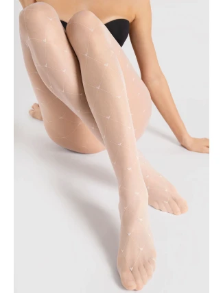 Fiore Cuori 20 DEN G6120 barva: ecru