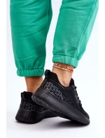 Dámská síťovaná sportovní obuv Memory Foam System Big Star LL274662 Černé