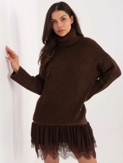 Jumper CH SW 72989.68 tmavě hnědý