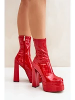 Boty na podpatku model 204679 Step in style Boty na podpatku model 204679 Step in style