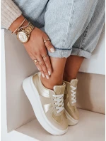 Dámské tenisky na platformě MODNIKKI gold FashionStreet ZY1004