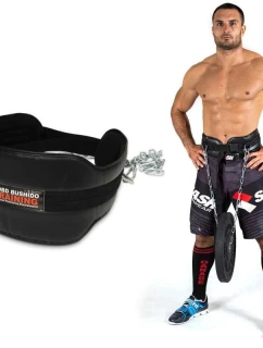 KULTURISTICKÝ ZÁTĚŽOVÝ PÁS - DIP BELT BUSHIDO