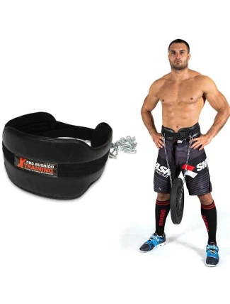 KULTURISTICKÝ ZÁTĚŽOVÝ PÁS - DIP BELT BUSHIDO