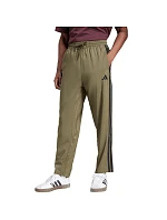 Pánské kalhoty adidas Essentials 3-Stripes Stanford Open Hem olivová JE6401