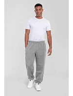 Fruit of the Loom Iconic Premium Elasticated Cuff Jog Pants Tepláky z těžké bavlny 16.4056 athletic heather Fruit of the Loom Iconic Premium Elasticated Cuff Jog Pants Tepláky z těžké bavlny 16.4056 athletic heather