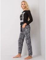 Pyžamo BR PI 3175 černé Pyžamo BR PI 3175 černé