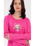 Dámské pyžamo dlouhé Méďa I love you