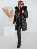 Dámská zimní bunda CASSERIE prošívaná s kapucí černá FashionStreet TY4924