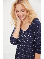 Italská móda Arugia r.3/4 barva:print/blue