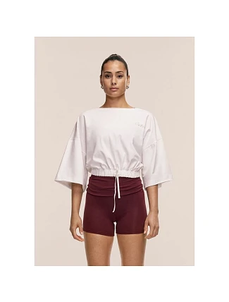 Dámské tričko CASALL Heavy Cotton Crop Tee, bílá barva Dámské tričko CASALL Heavy Cotton Crop Tee, bílá barva