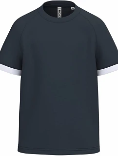 Kariban ProAct PA 4046 Dětské kontrastní sportovní tričko 20.4046 navy/white