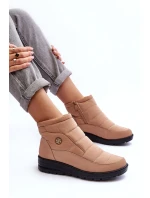 Dámské zimní sněhule v barvě bežové Helis Dámské zimní sněhule v barvě bežové Helis