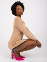 Šaty DHJ SK 6509.82P velbloud