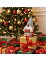 DEKORATIVNÍ TRPASLÍK 15CM ŠEDÝ CHLAPEC