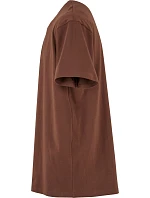 Build your Brand BY 102 Oversize tričko z těžké bavlny 56.0102 chocolate brown