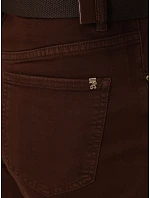 Dámské džíny Mom Fit s hnědým páskem FashionStreet UY3133 Dámské džíny Mom Fit s hnědým páskem FashionStreet UY3133