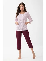 Pyžamo Luna 1305 7/8 M-XL L26 rozepínací