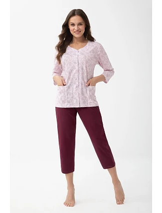 Pyžamo Luna 1305 7/8 M-XL L26 rozepínací