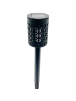 SOLÁRNÍ SVÍTILNA S EFEKTEM OHNĚ 5,5X36CM 6 LED DIOD